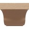 Ekena Millwork 8"W x 16"D x 8"H Wide Van Buren Rough Cedar Woodgrain TimberThane Corbel, Primed Tan CORUR08X16X08VANRCPR - alternate 5